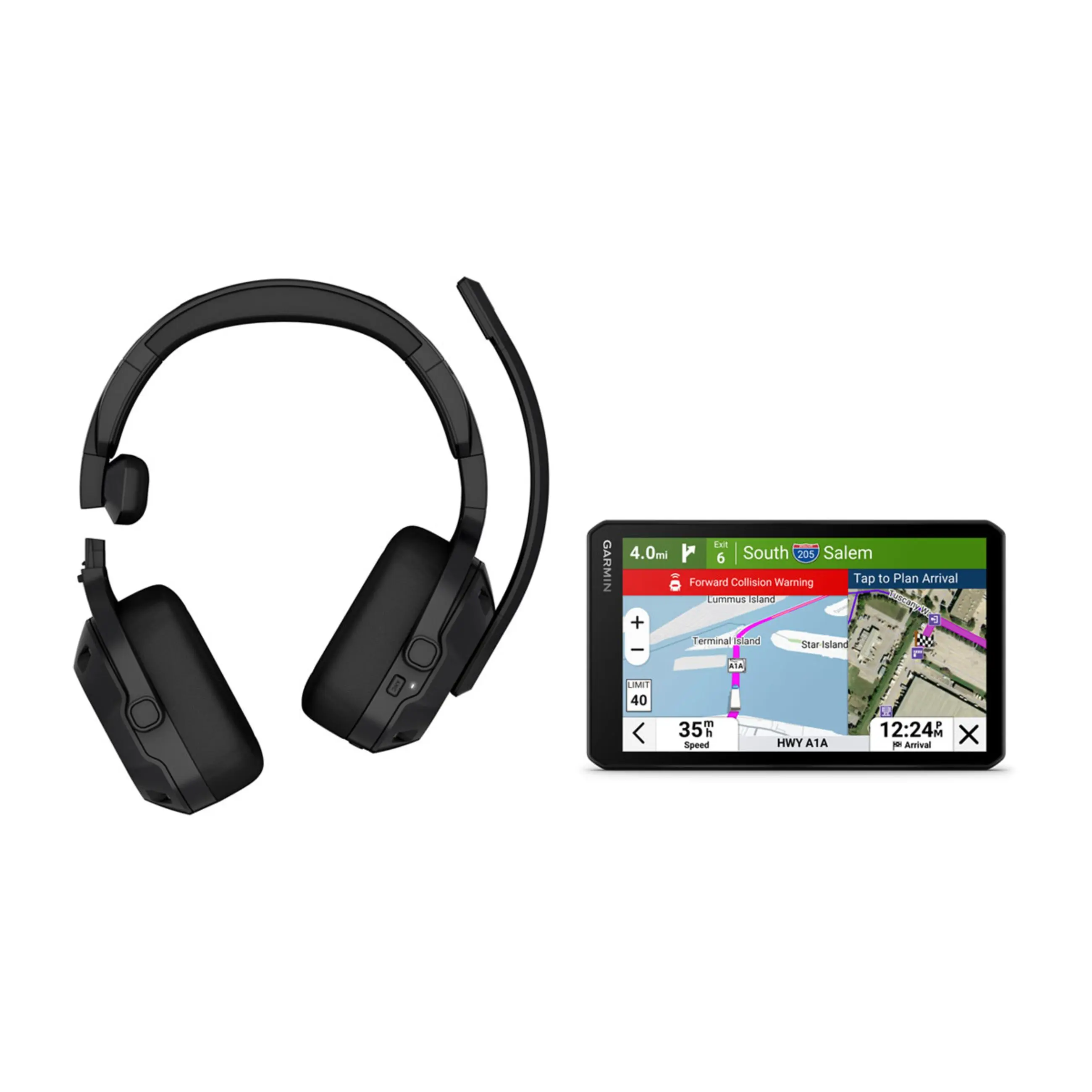 Garmin DēZlcam Otr725 | Truck Gps With Dash Cam